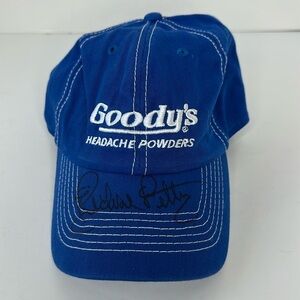 Richard Petty Autographed Goody's Headache Powder Baseball Hat
